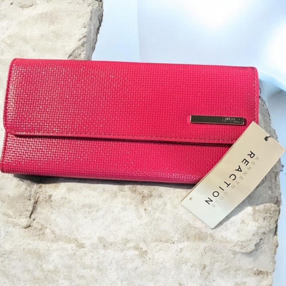 Kenneth Cole Reaction Women's Trifold Clutch Wallet NWT